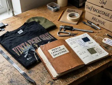Merch Catalogue Backstage