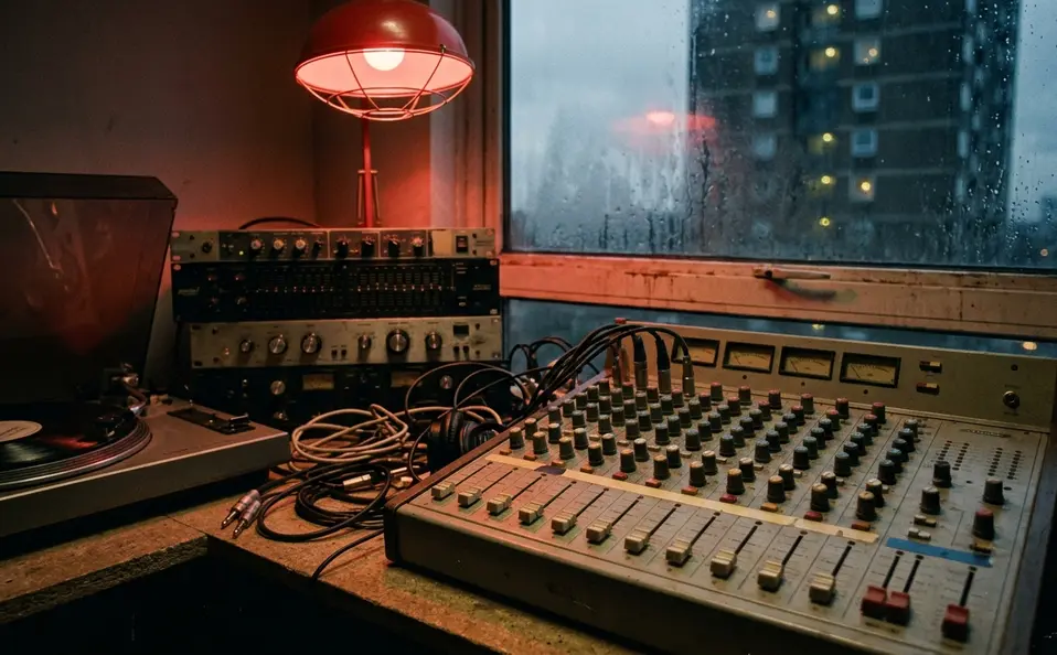 Image showing tower block studio