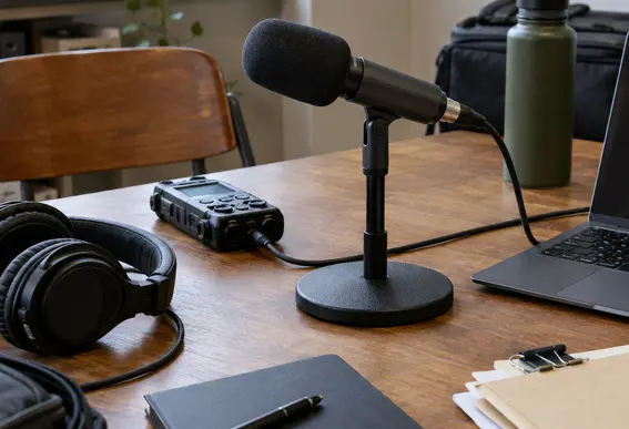 Image showing recording setup